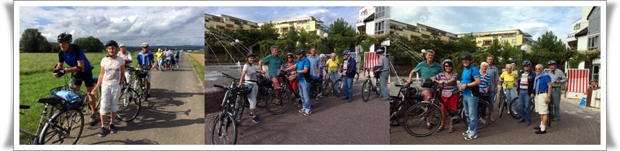 Friedrichsdorfer Senioren auf Radtour