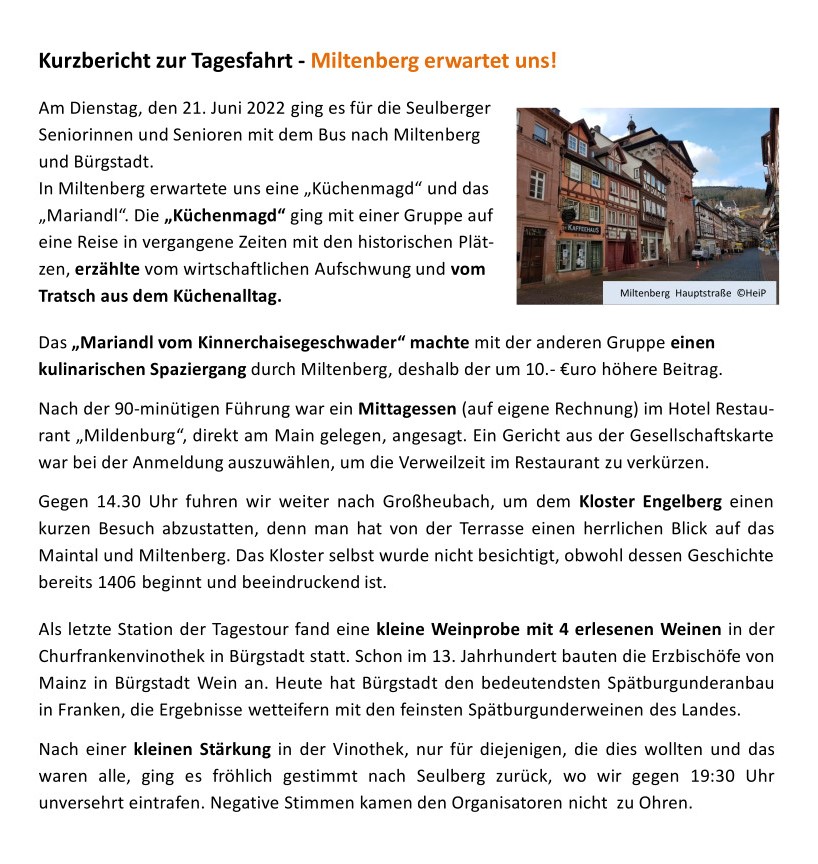 Sbg Kurzbericht 2022-06-23 Tagesfahrt MIL-Buergstadt
