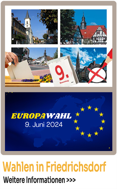 Wahlen in Friedrichsdorf Europawahl am 9. Juni 2024